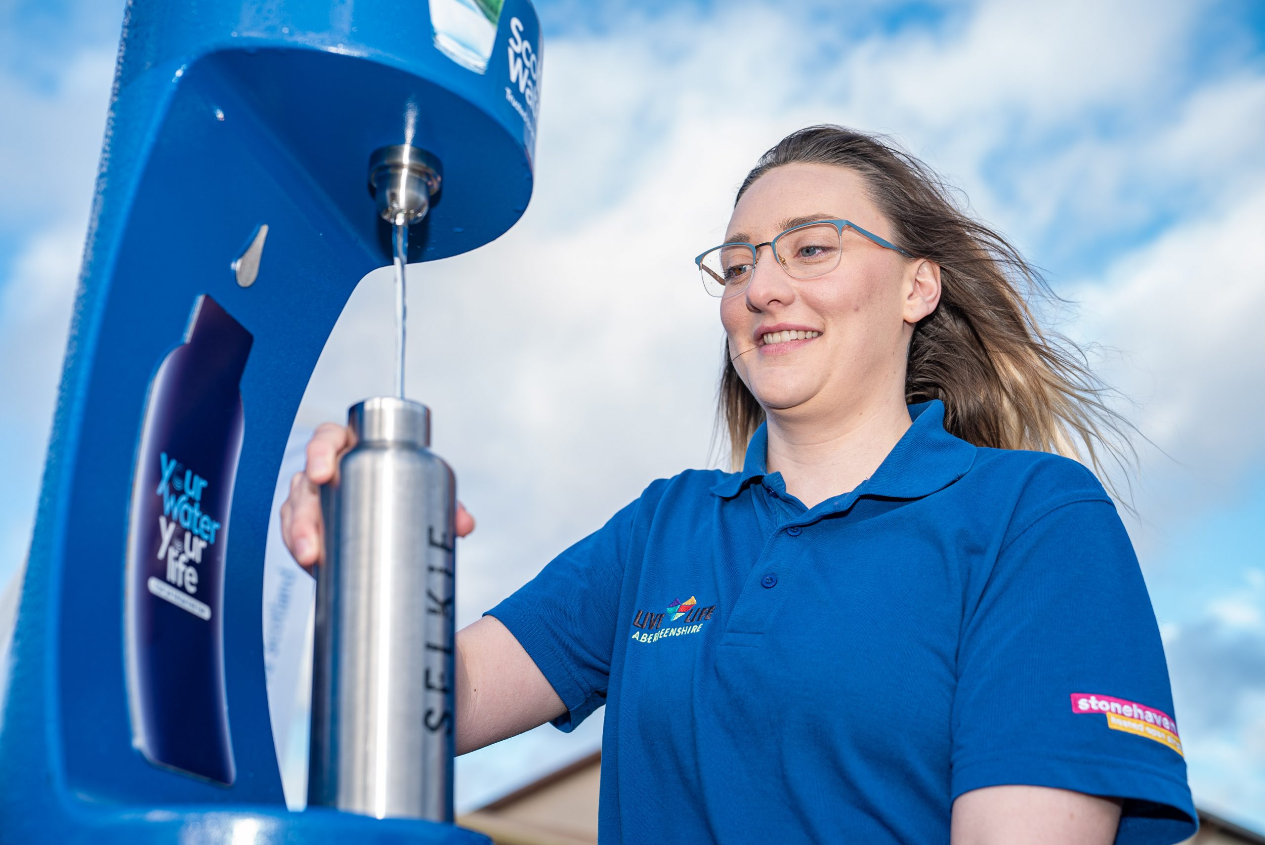 New Scottish Water Top Up Tap Makes Splash In Stonehaven Scottish Water